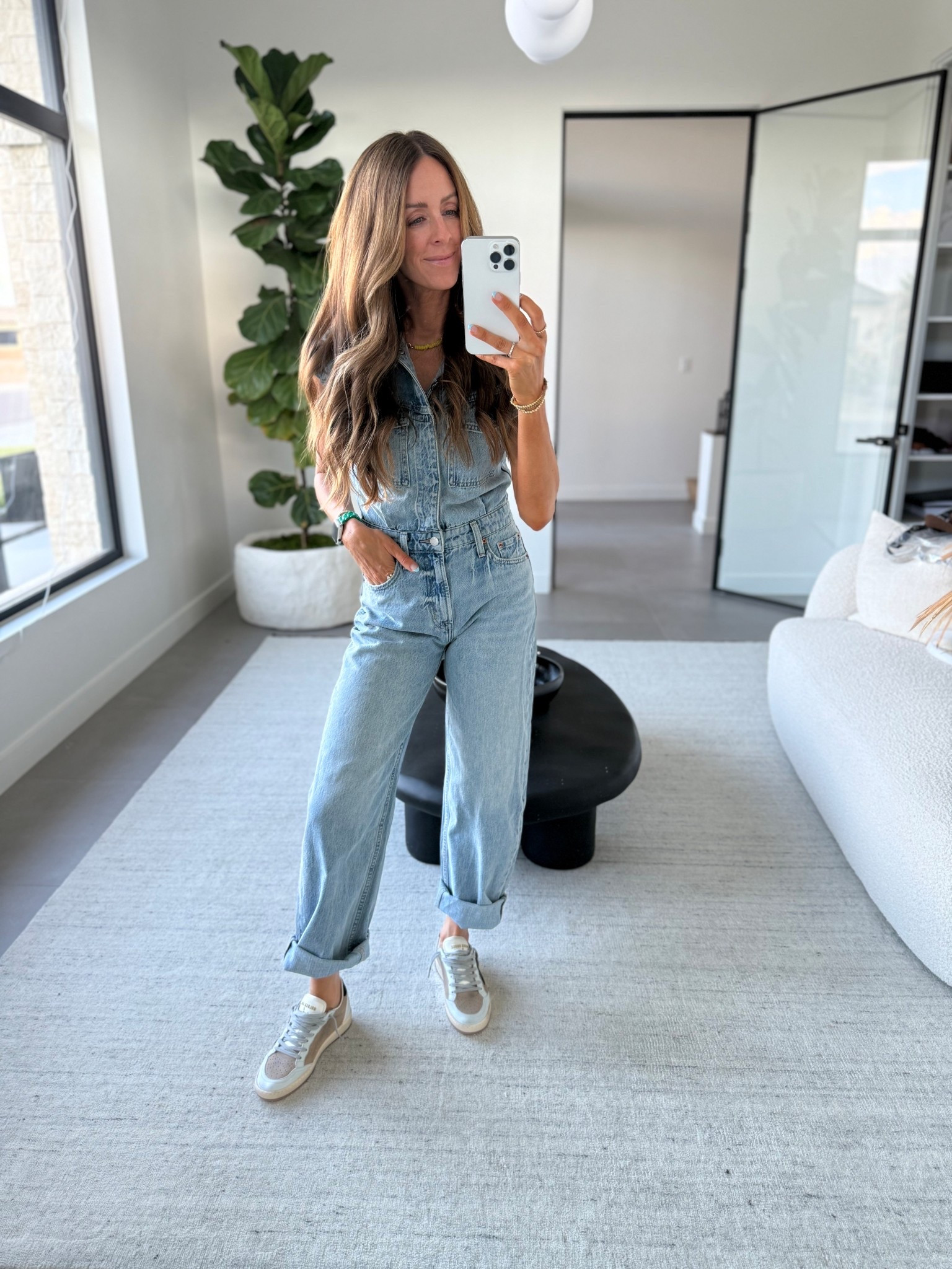 How fun is this denim jumpsuit?! Use code KAILEE20 for 20% off your Anthro order until Sunday!!