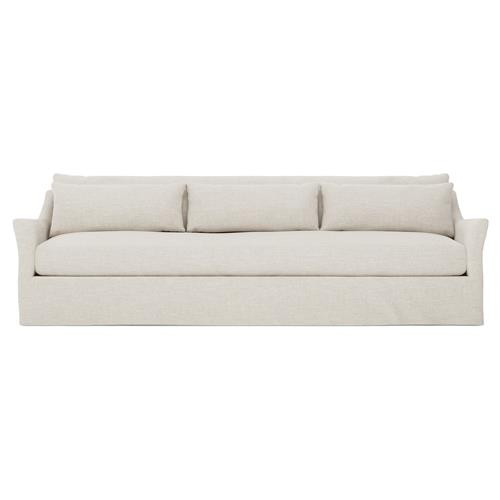 Pauline Sea Salt Performance Slipcovered Sofa - 110” | Kathy Kuo Home
