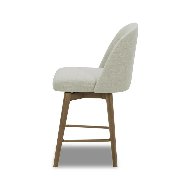 Better Homes & Gardens Springwood Swivel Barstool, Set of 2, Light Honey Finish | Walmart (US)