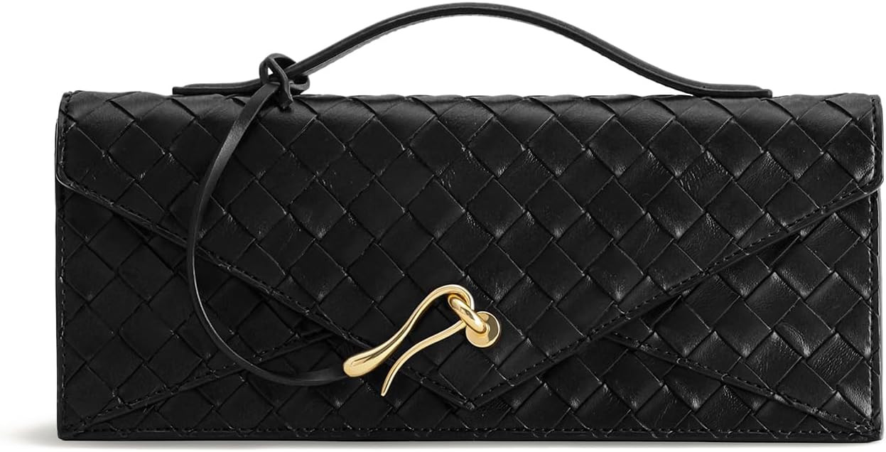 JW PEI Women's Celeste Woven Textured Envelope Top Handle Bag | Amazon (US)