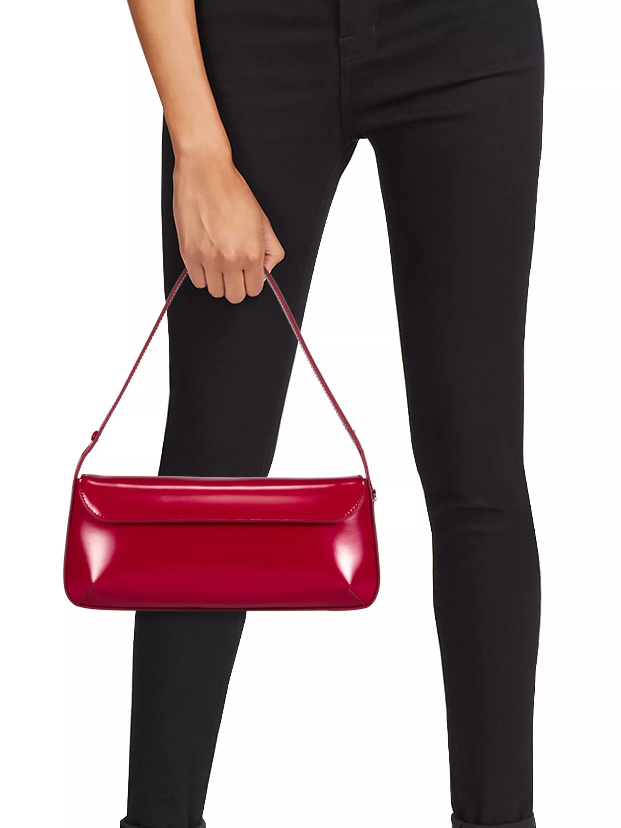 Leather Baguette Shoulder Bag | Saks Fifth Avenue