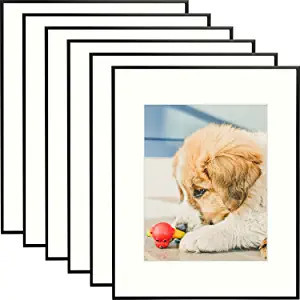 AUEAR, 16x20 Aluminum Picture Frame Set of 6, Made To Display Pictures 11x14 with Mat or 16x20 Wi... | Amazon (US)