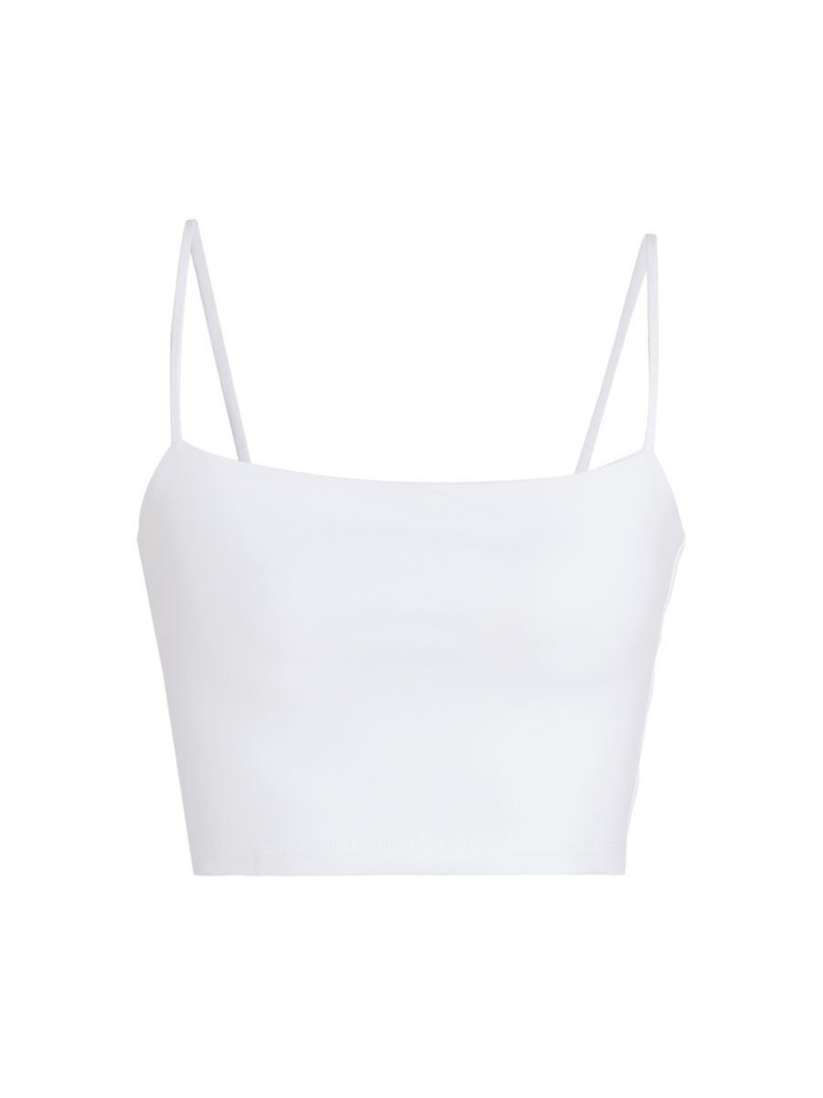 Essential Square-Neck Crop Top | Saks Fifth Avenue