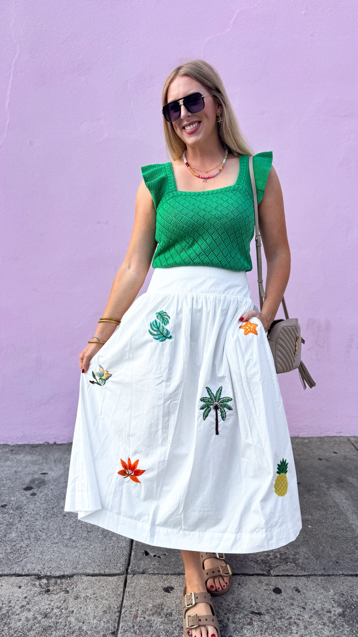 Walmart outfit, free assembly, sweater tank, embroidered midi skirt

#LTKootd #LTKmomlife