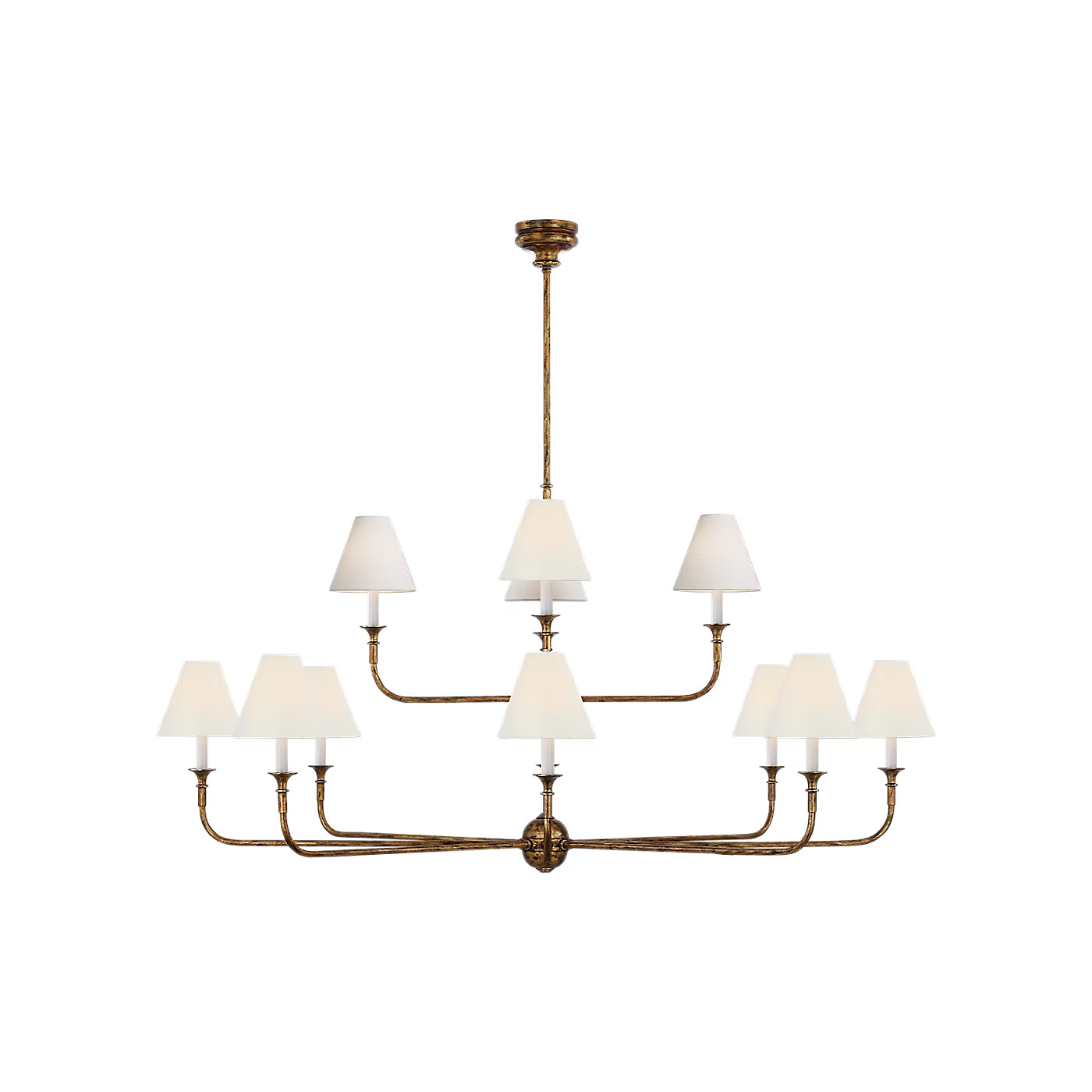 Piaf Grande Two-Tier Chandelier | Visual Comfort