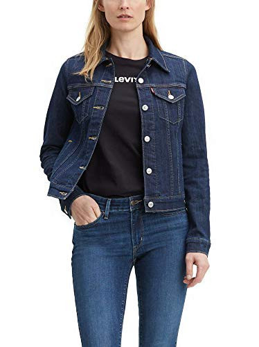 Levi's Women's Original Trucker Jacket, Evening Rinse, X-Small | Amazon (US)