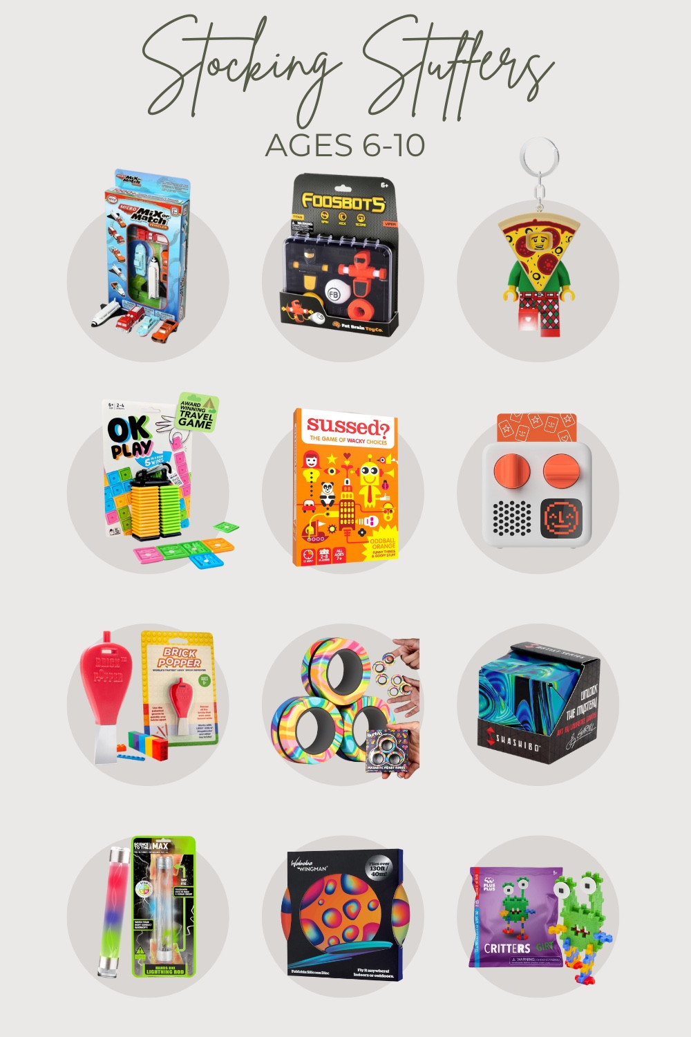 A few of our favorite stocking stuffers for ages 6-10.  

#StockingStuffers #KidsStuffingStuffers #GiftguideForKids #KidsGiftguide #boysgifts

#LTKKids #LTKHoliday #LTKGiftGuide