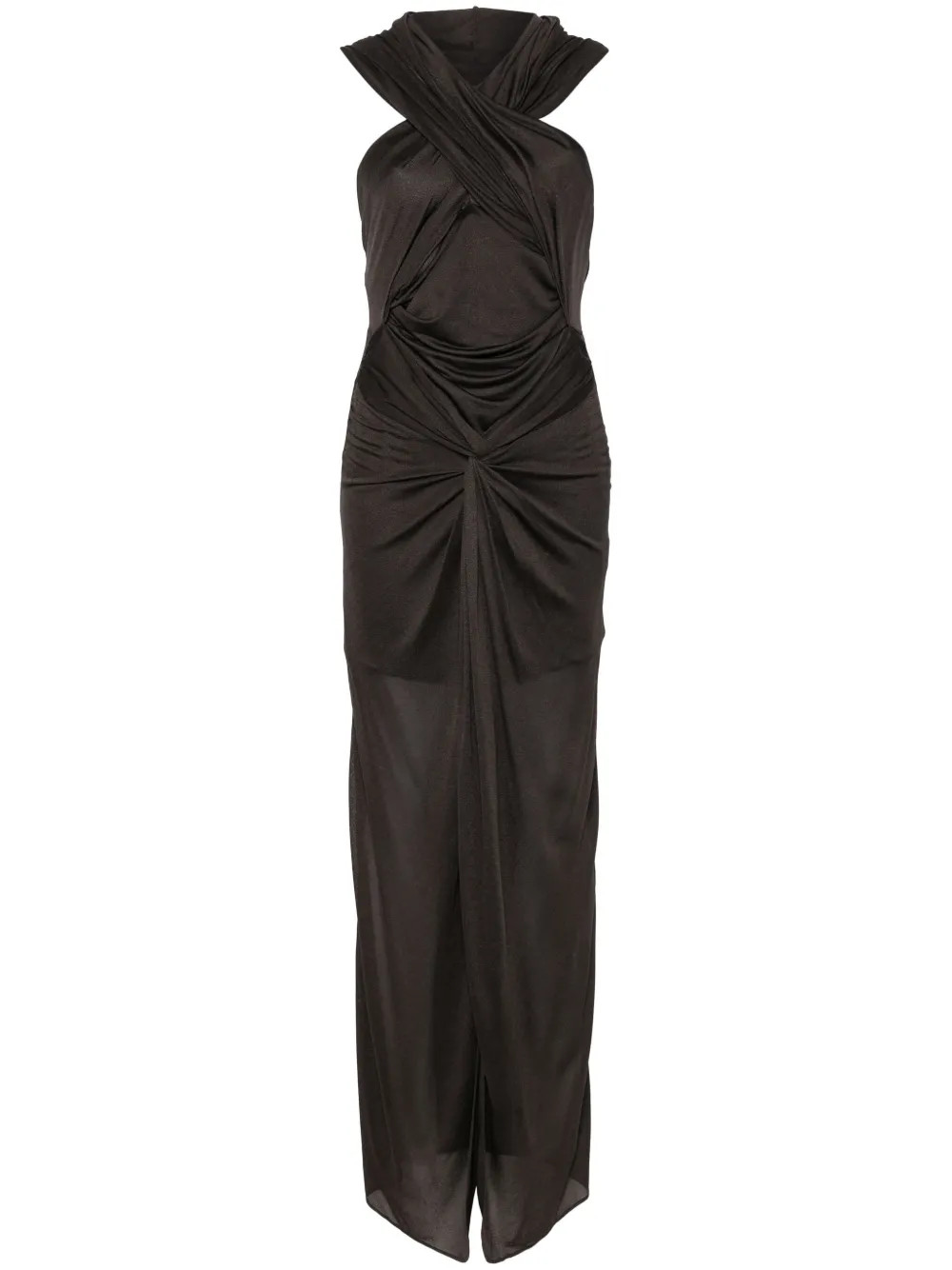 Giuseppe Di Morabito Draped Maxi Dress  | Grey | FARFETCH FR | Farfetch Global