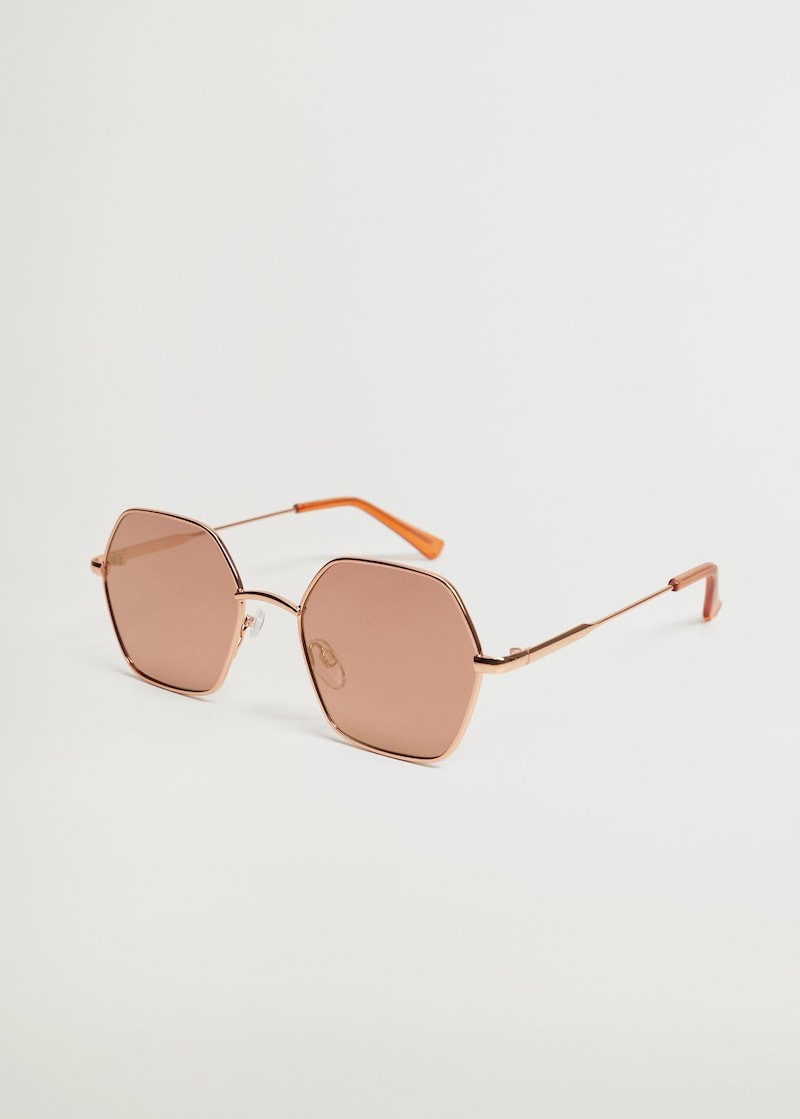 Hexagonal frame sunglasses | MANGO (UK)