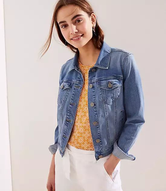 Modern Denim Jacket | LOFT | LOFT