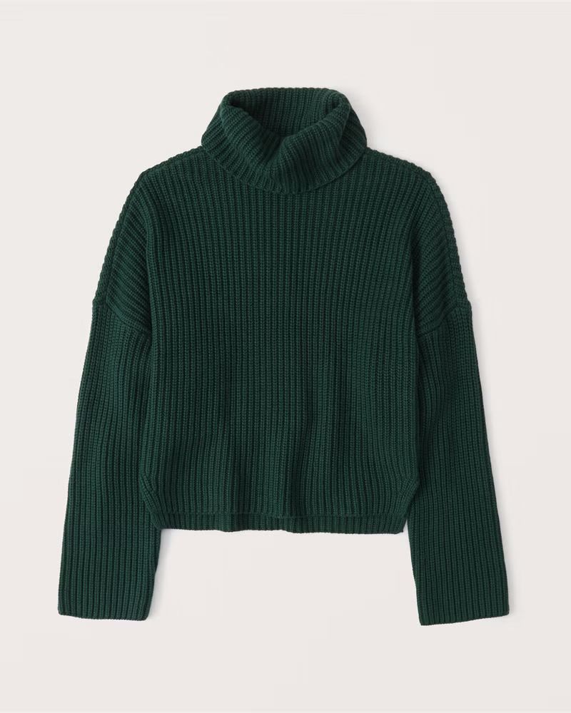 Women's Ribbed Turtleneck Sweater | Women's Tops | Abercrombie.com | Abercrombie & Fitch (US)