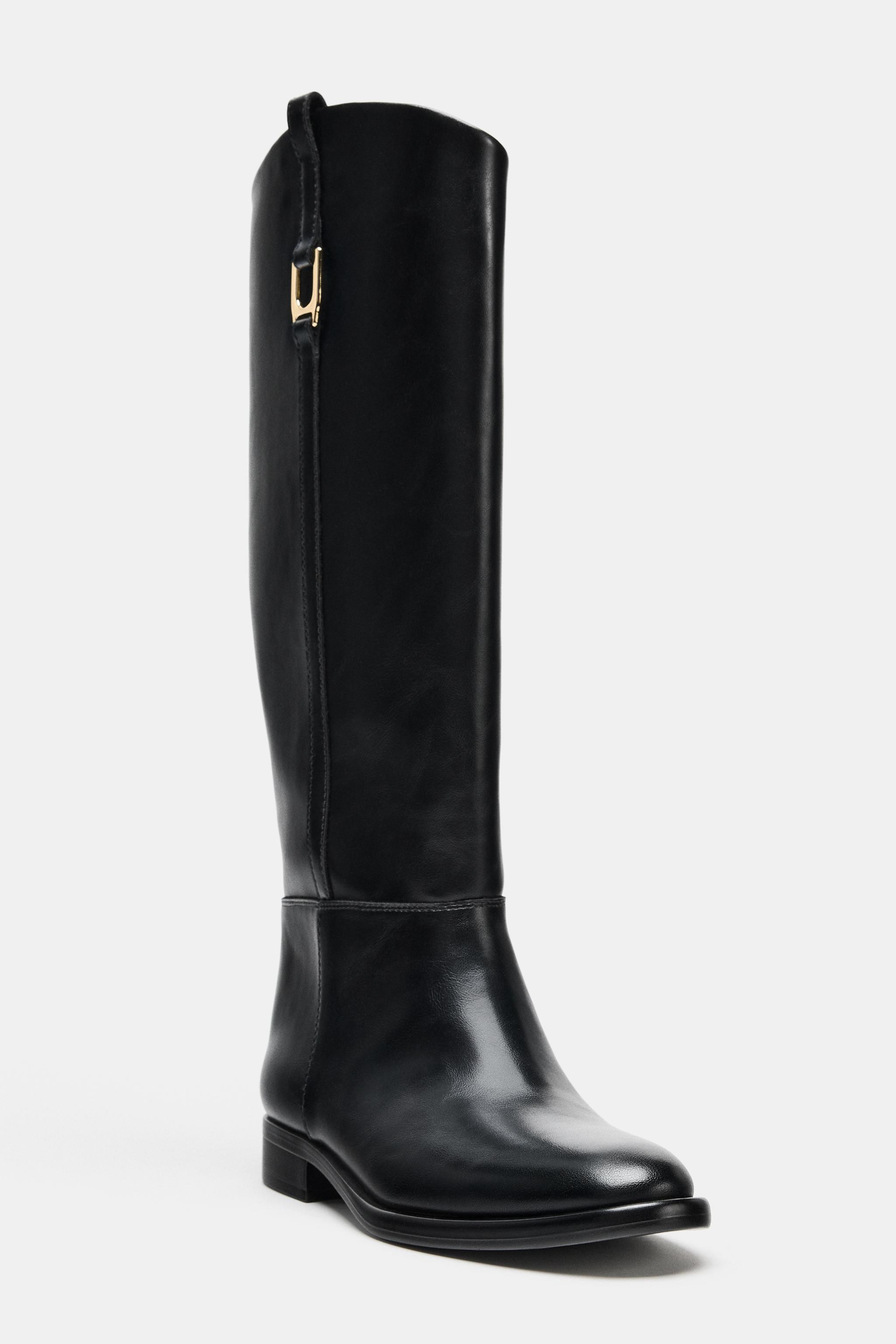 FLAT RIDING BOOTS | Zara UK
