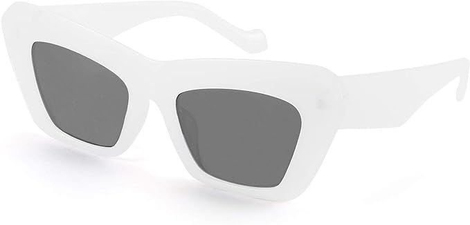 Karsaer Vision Retro Vintage Cateye Sunglasses for women Square Frame 90s Sunglasses Trendy Class... | Amazon (US)