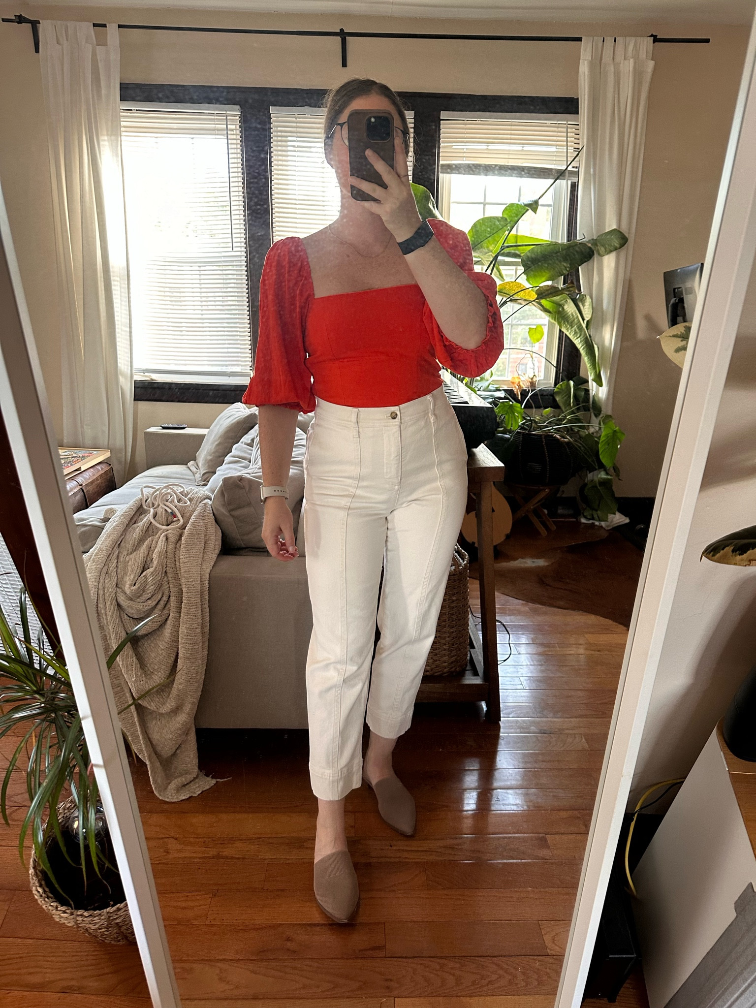 Who Dey Day ✨✌🏻

#orange #puffsleeve #linen 