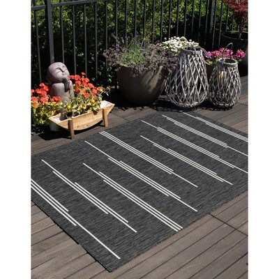Unique Loom Outdoor Modern Miranda Geometric Woven Area Rug | Target