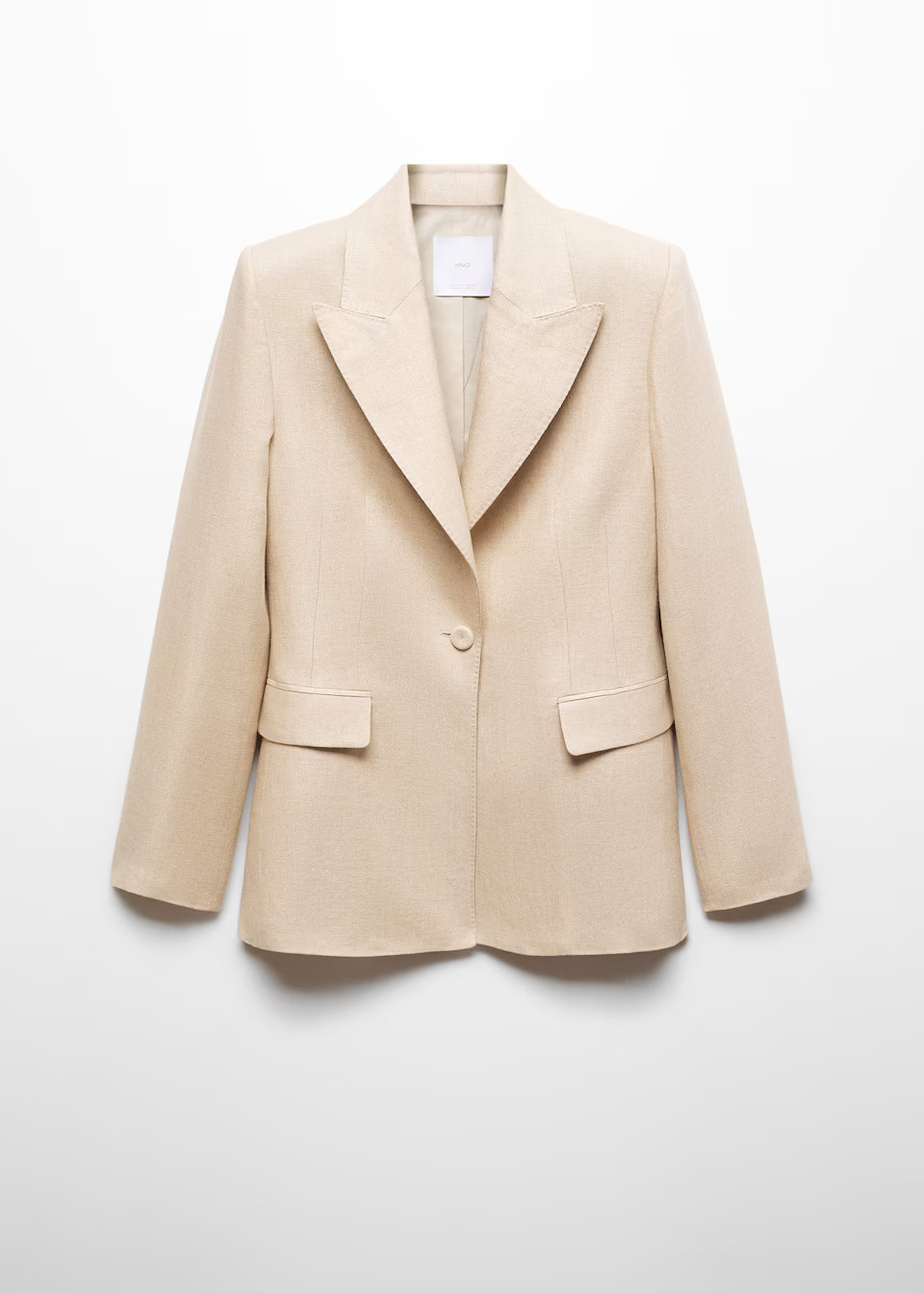 Blazer de fato de 100% linho -  Mulher | Mango Portugal | Mango PT