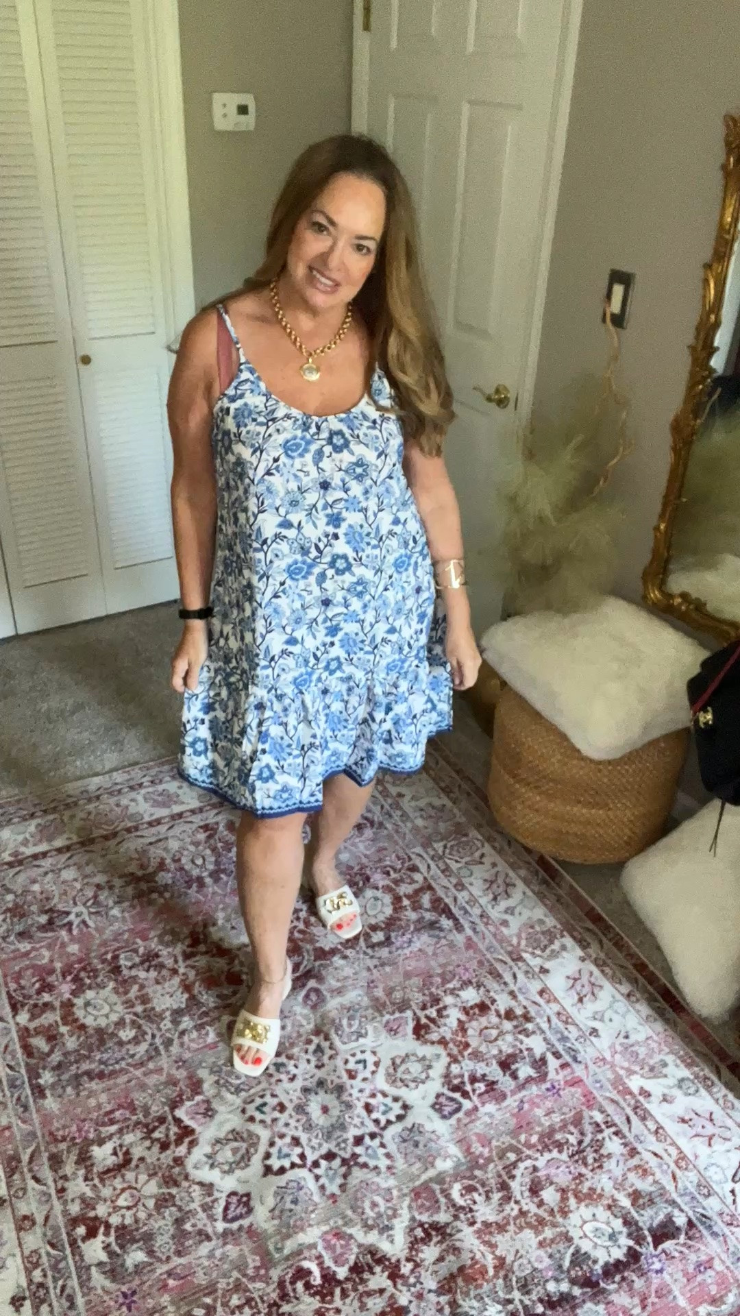 An easy summer dress to wear 
When the temps are so hot. It has adjustable straps. A ruffle hem and so
Lightweight. Under $20.00

#LTKselfcare #LTKootd #LTKTravel