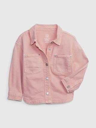 Toddler Denim Shirt Jacket with Washwell | Gap (US)