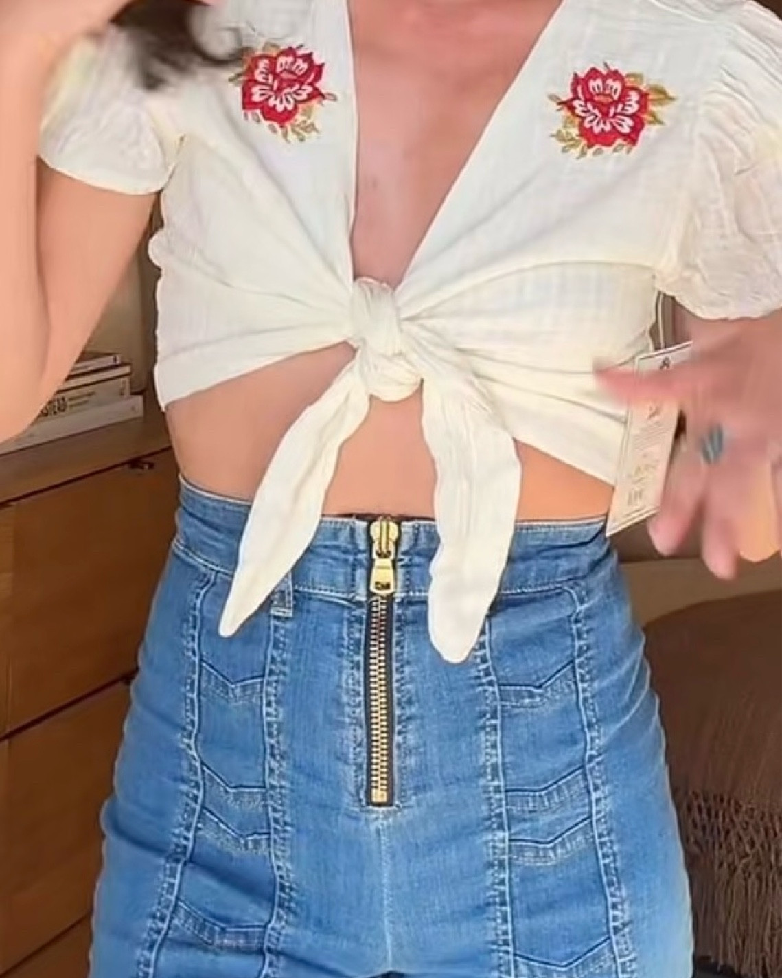 I just ordered these two pieces and I’m so excited!  I’m going to an ABBA tribute show and I think this look will be 🔥🔥🔥!  One is budget and the other is splurge. I figure…they balance each other out. Credit to New Darlings on IG 🌹for the inspo! High rise jeans will cover tummy and are from Hippie Shake  

#LTKTall #LTKootd