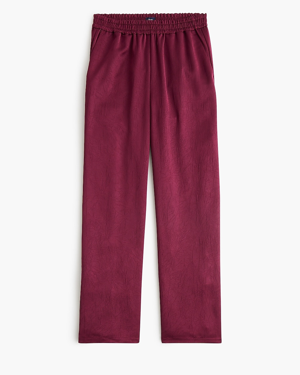 Shiny crinkled pull-on pant | J.Crew Factory
