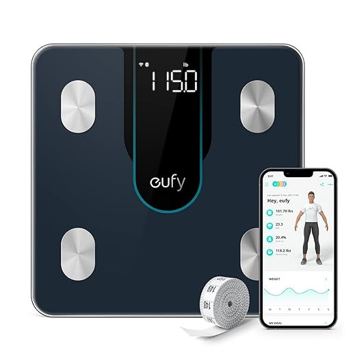 eufy Smart Scale P2, Digital Bathroom Scale with Wi-Fi, Bluetooth, 15 Measurements Including Weig... | Amazon (US)