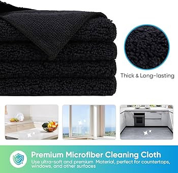 HOMEXCEL Microfiber Cleaning Cloth, 12 Pack Premium Microfiber Towels for Cars, Lint Free, Scratc... | Amazon (CA)