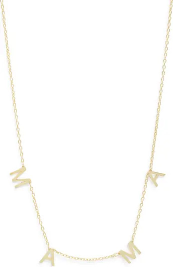 THE SIS KISS Mini Mama Necklace | Nordstrom | Nordstrom