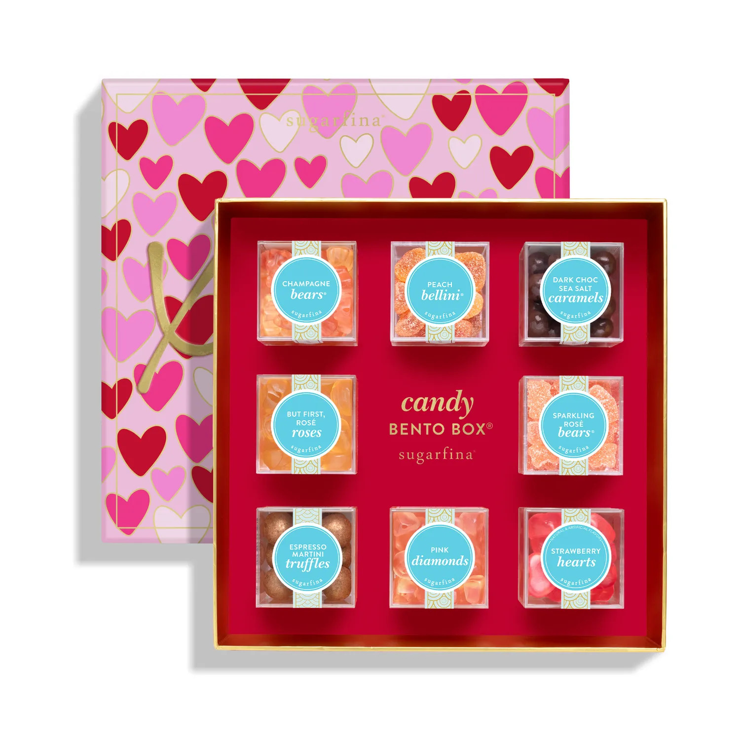 Sugarfina Valentine's Day 2026 XOXO Candy Bento Box®, 8 pieces | Sur La Table
