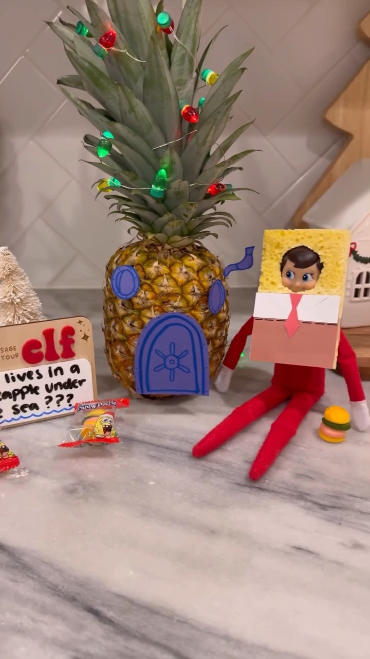 SpongeBob Elf on the Shelf 🧽🍍
Kai has been loving the show so I thought I’d make a SB themed one🤣

Comment “BOB” and I’ll send you a 🔗 to some of the supplies💛

#elfontheshelfideas #elfontheshelfadventures #spongebob