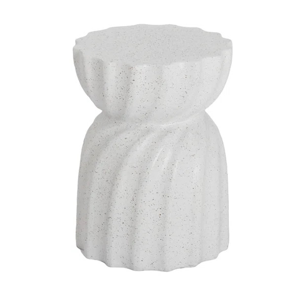 Deshaya 14.2'' Stone Outdoor Side Table | Wayfair North America