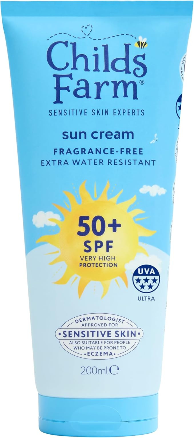 Childs Farm Kids & Baby Sun Cream SPF 50+ | UVA & UVB Very High Protection | Extra Water Resistan... | Amazon (UK)