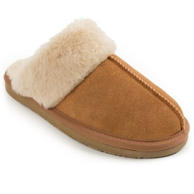 Minnetonka Women's Chesney Slide Slipper 40881, Cinnamon Brown - 10 | Target