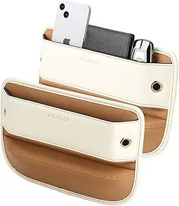 2 Pack Car Seat Gap Filler, Premium Leather Car Seat Gap Filler Organizer, Multifunctional Car Fr... | Amazon (US)