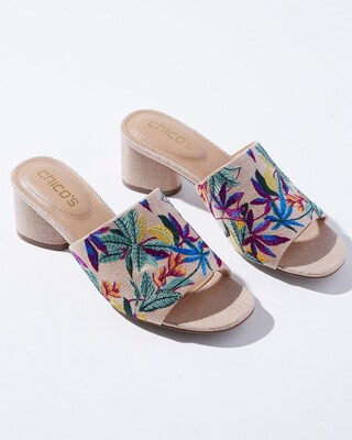 Embroidered Slides | Chico's