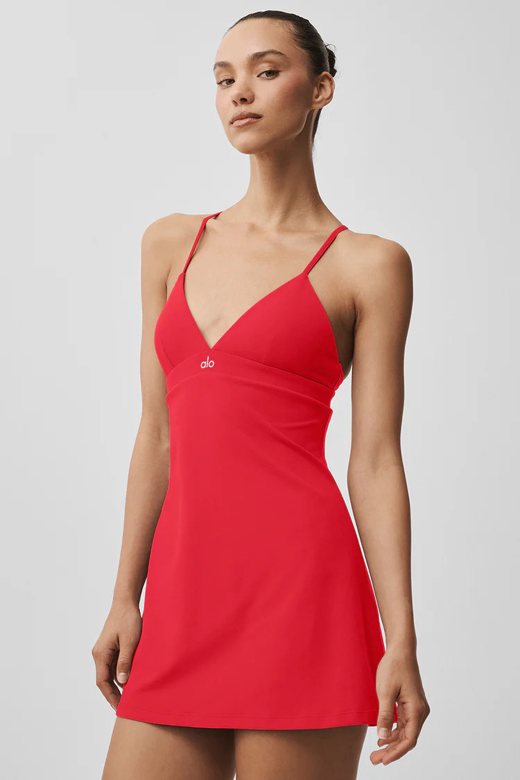 Airbrush Splendor Dress - Bright Red | Alo Yoga (US)