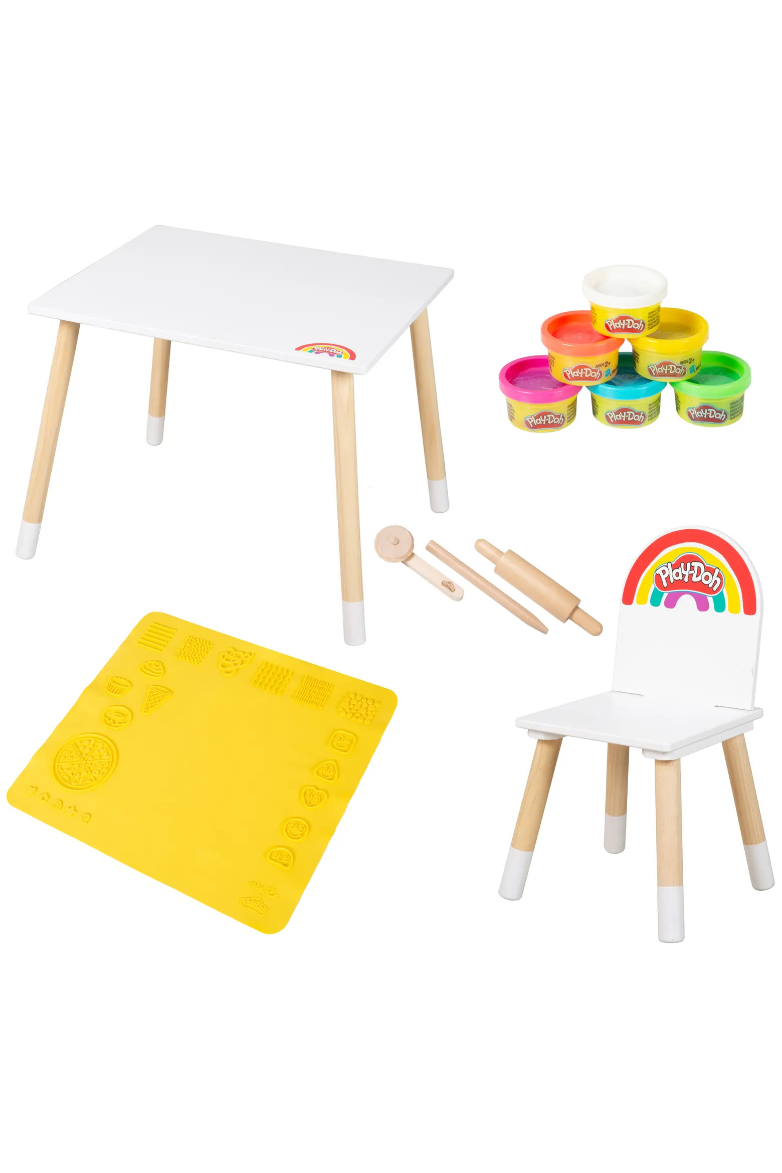 Playdoh Creative Seating Set Table, Chair, 6 Colors, 3D Mat, Tools, Kids 3+ | Nordstrom | Nordstrom