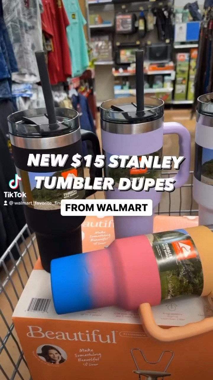 $14.97 Stanley style dupe from @walmart !






#walmart #walmartstyle #walmartfinds #newarrivals #tumbler #tumblerdupe #stanleydupe #40oz 

#LTKunder100 #LTKstyletip #LTKunder50