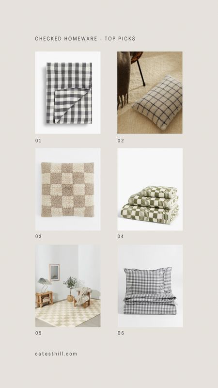Checked homeware top picks - how to introduce the checked trend into your home in a simple, subtle way. Add a texture patterned cushion to your sofa, some gingham bedding to your bedroom or some gorgeous green towels to elevate your bathroom 💚 

#LTKstyletip #LTKhome #LTKeurope