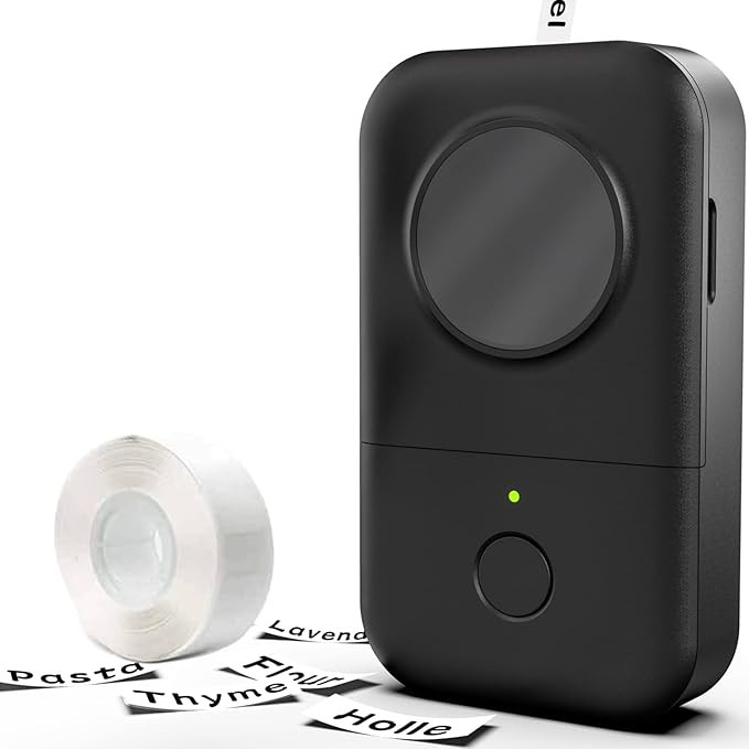 Label Maker Machine with Tape - D30 Thermal Smart Mini Label Printer - Phomemo D30 Bluetooth Wire... | Amazon (US)