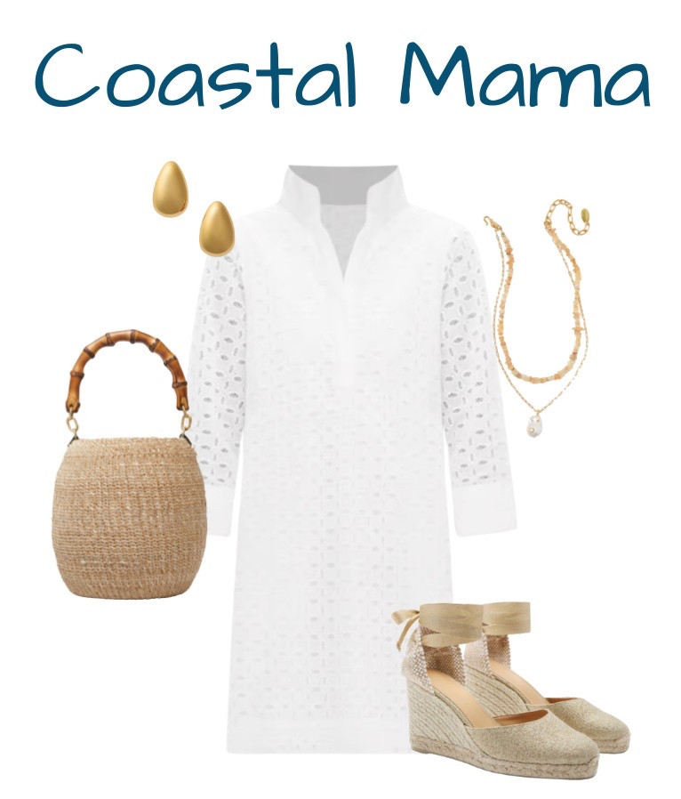 Our outfit pic for the coastal mama