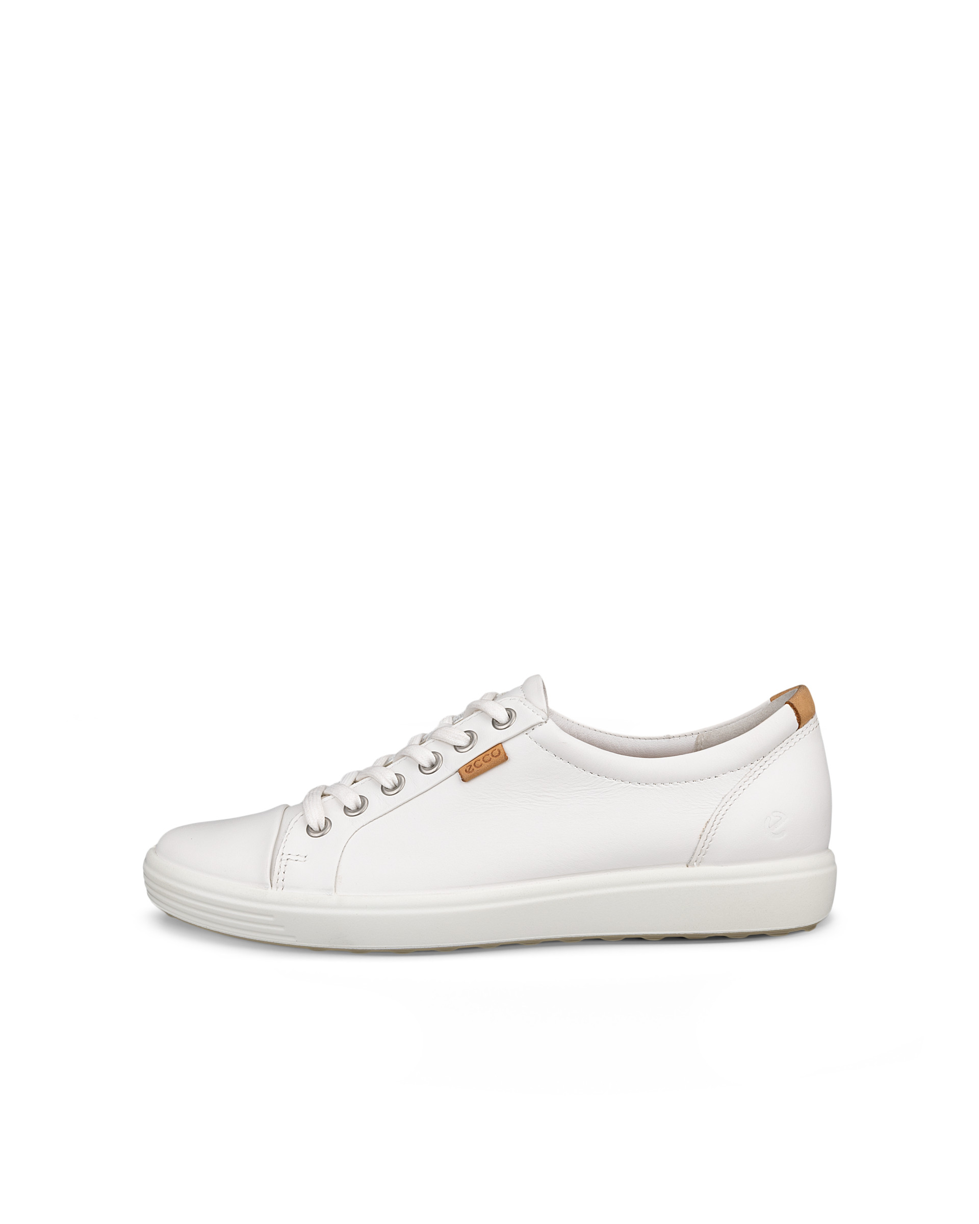 Women's ECCO® Soft 7 Leather Sneaker | White | ECCO (US)