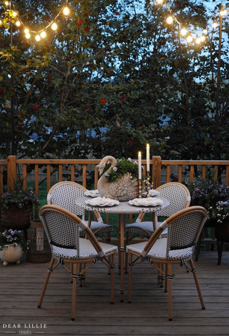 So happy to partner with @Wayfair to bring our little back porch to life just in time for spring! We added this fabulous bistro set, string lights, all sorts of planters and some melamine dishes all from #wayfair to help transform this empty spot into one we are using daily! #ad #wayfairpartner

#LTKSeasonal #LTKSaleAlert #LTKHome