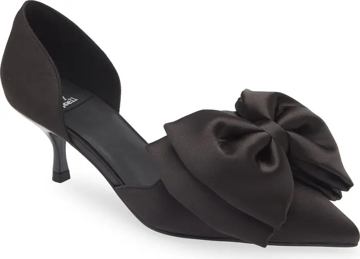 Gratifying Bow Satin Pump (Women) | Nordstrom