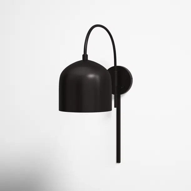 Rawlins Single Light Dimmable Plug-in Armed Sconce | Wayfair North America