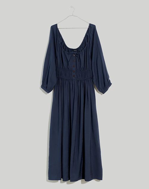 Plus Twill Sophia Midi Dress | Madewell