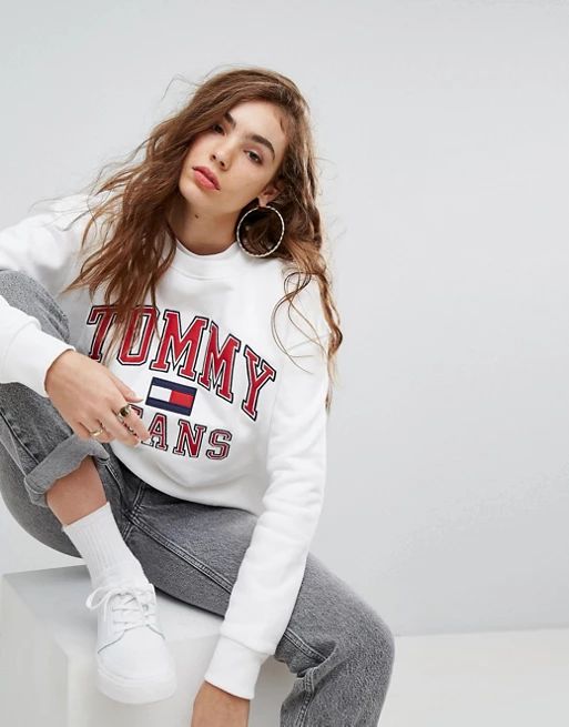 Tommy Jeans Capsule - Sweat-shirt à logo 90's | Asos FR