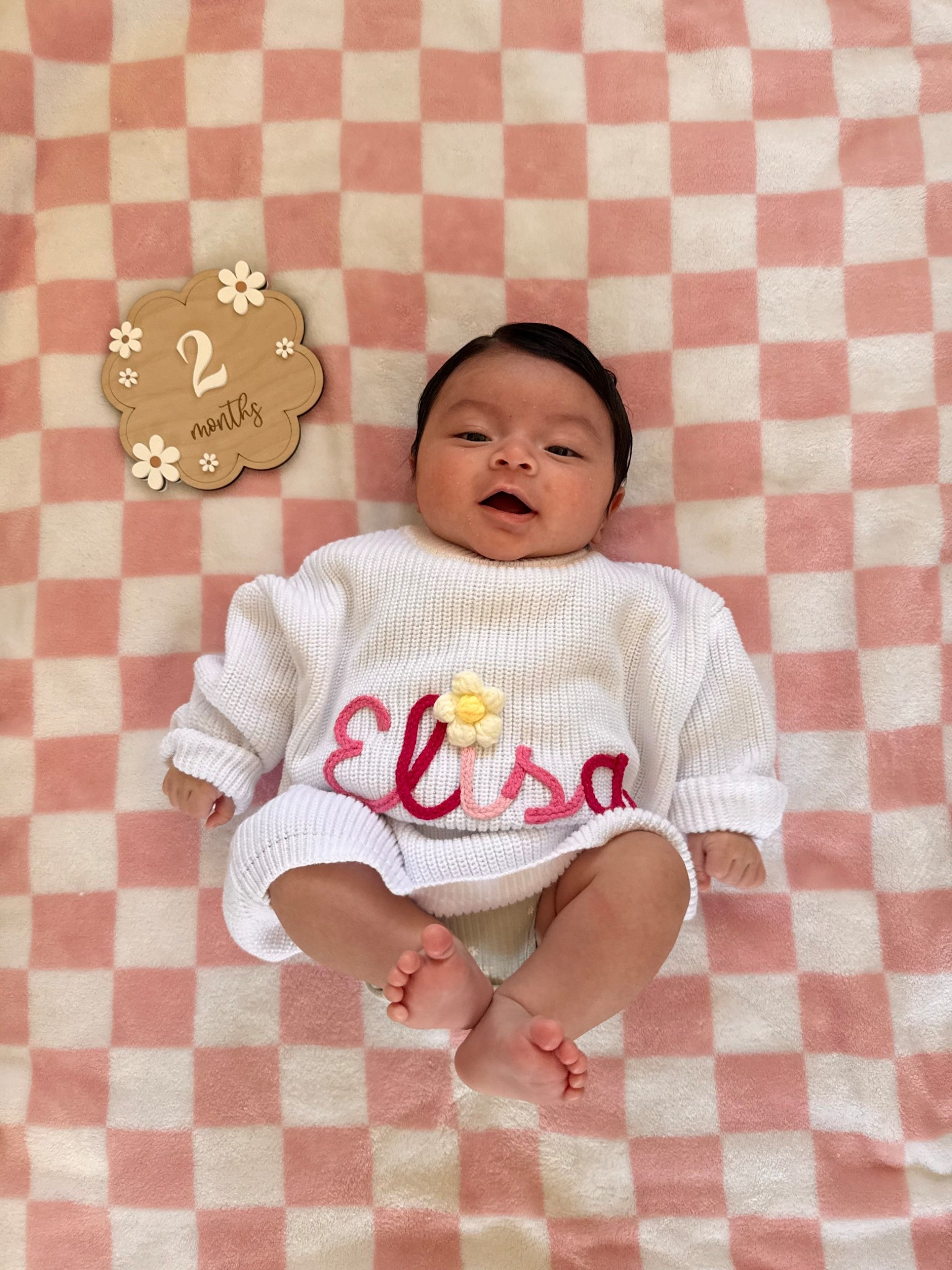 monthly baby pic! 🌼📸