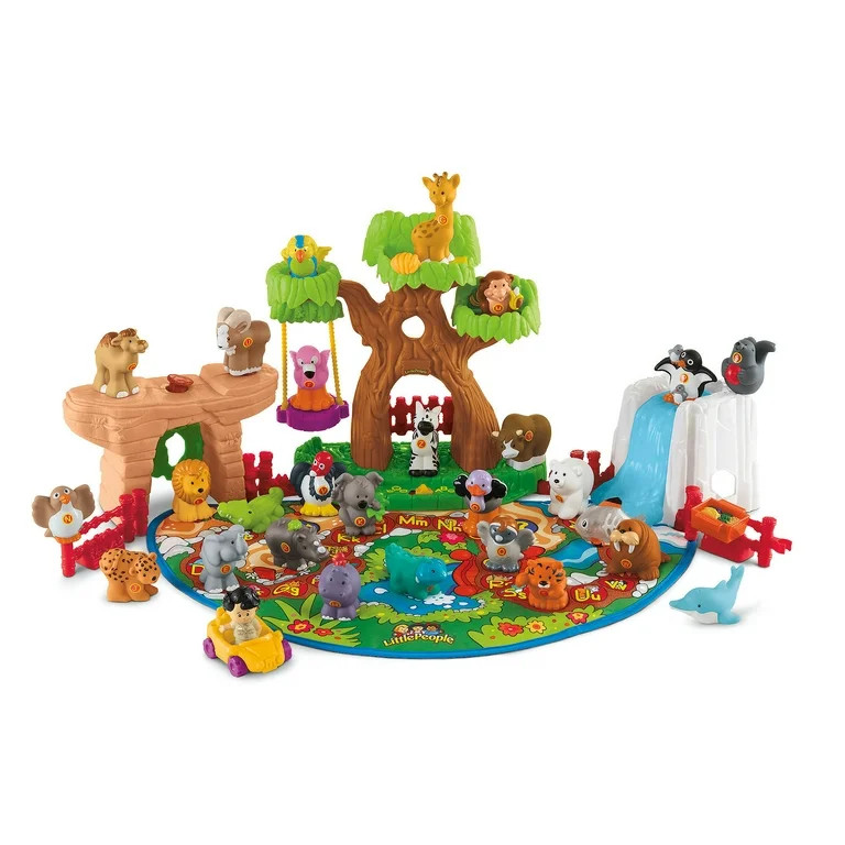 Fisher-Price J0134 Little People A to Z Learning Zoo Playset | Walmart (US)