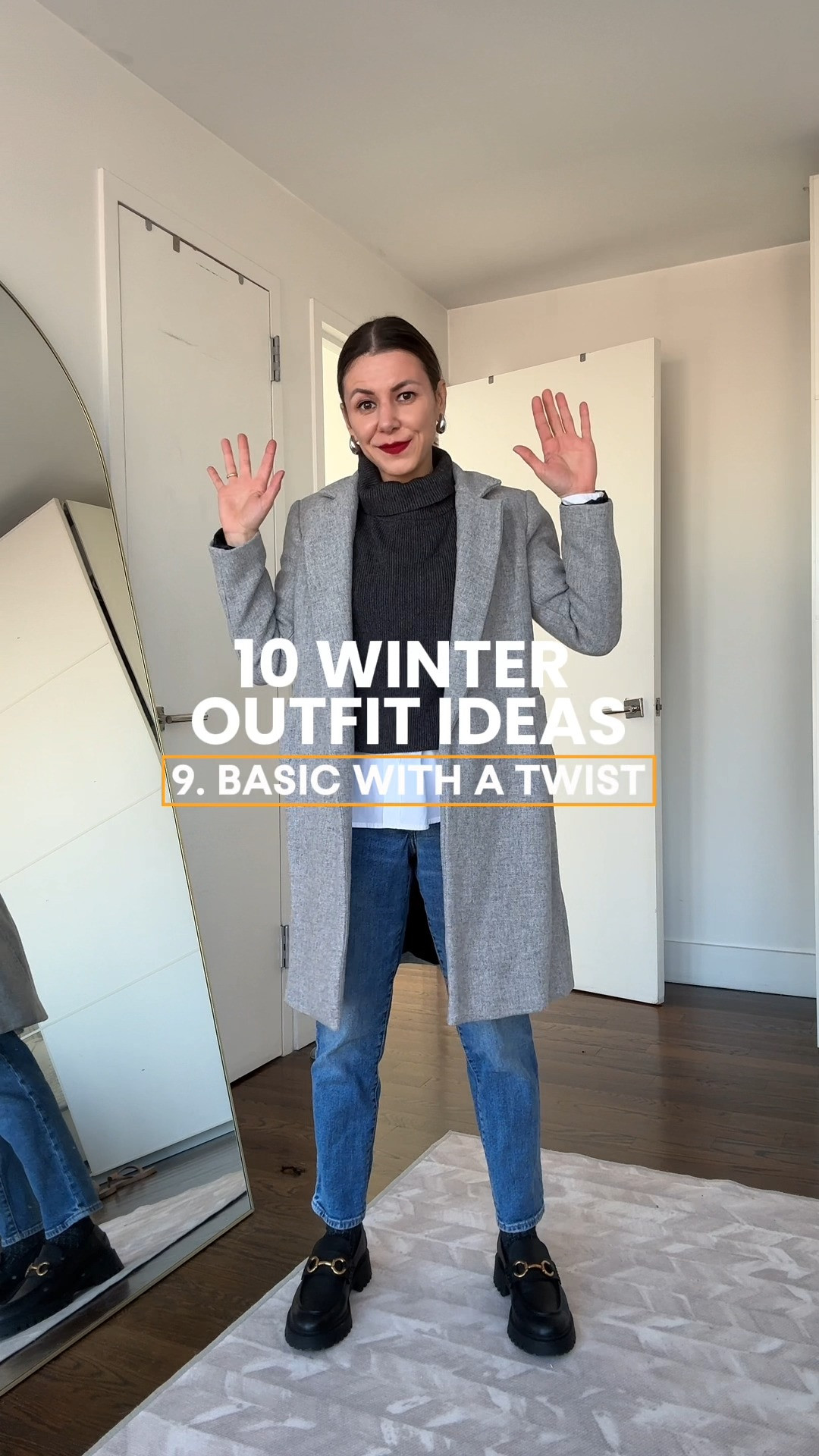 Basic winter outfit with a twist. Playing with a shirt layer to add some style and a charming sweater vest - all paired with denim and loafers 

 #LTKSeasonal #LTKPetite