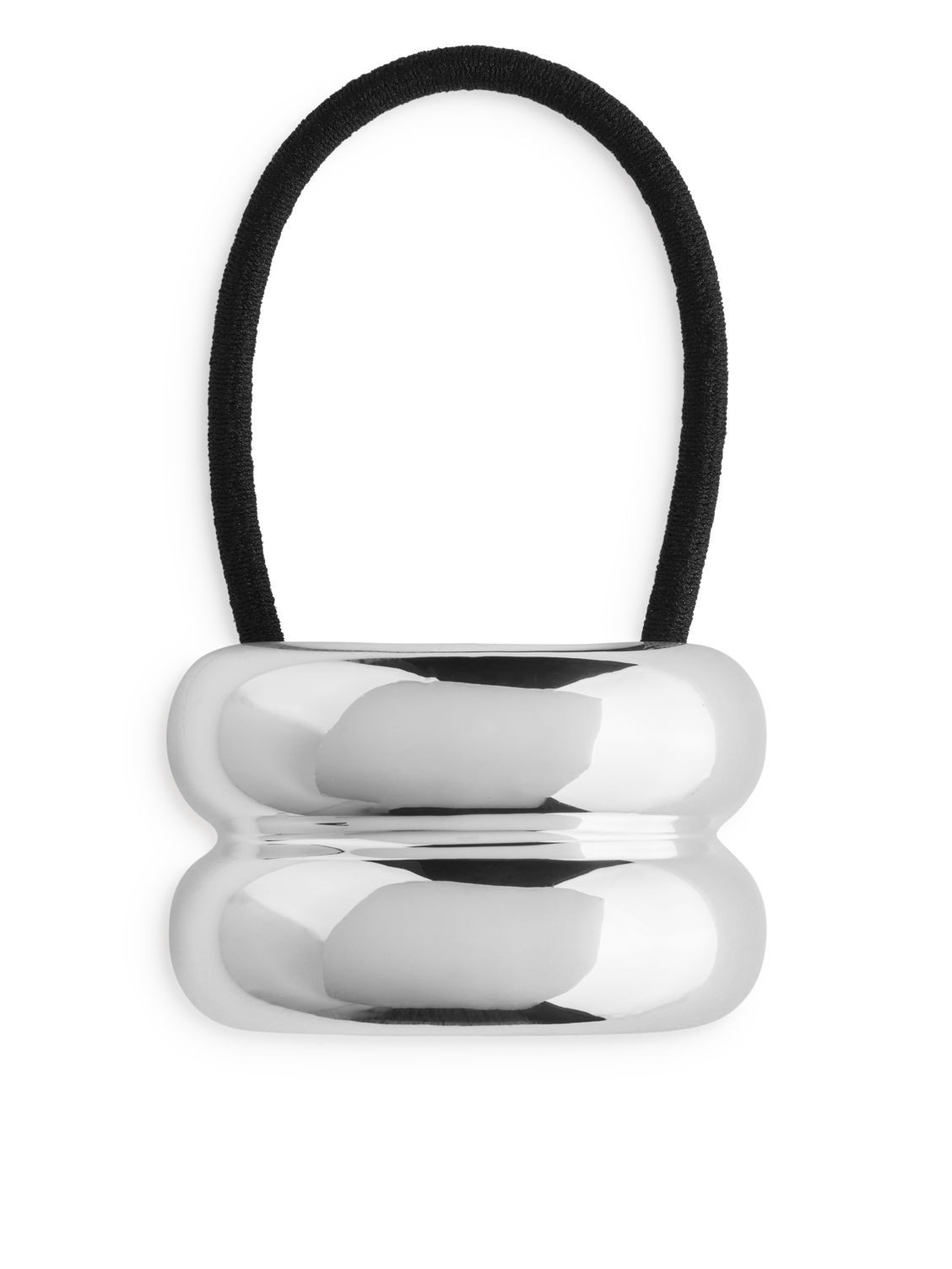 Brass-Detail Hair Tie - Silver | ARKET (US&UK)